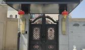 春翔鋁藝大門廠家為農(nóng)村自建房定制安裝圍墻大門