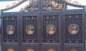客戶定制的歐式別墅大門加工完成