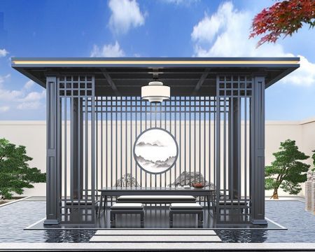 中式鋁合金涼亭
